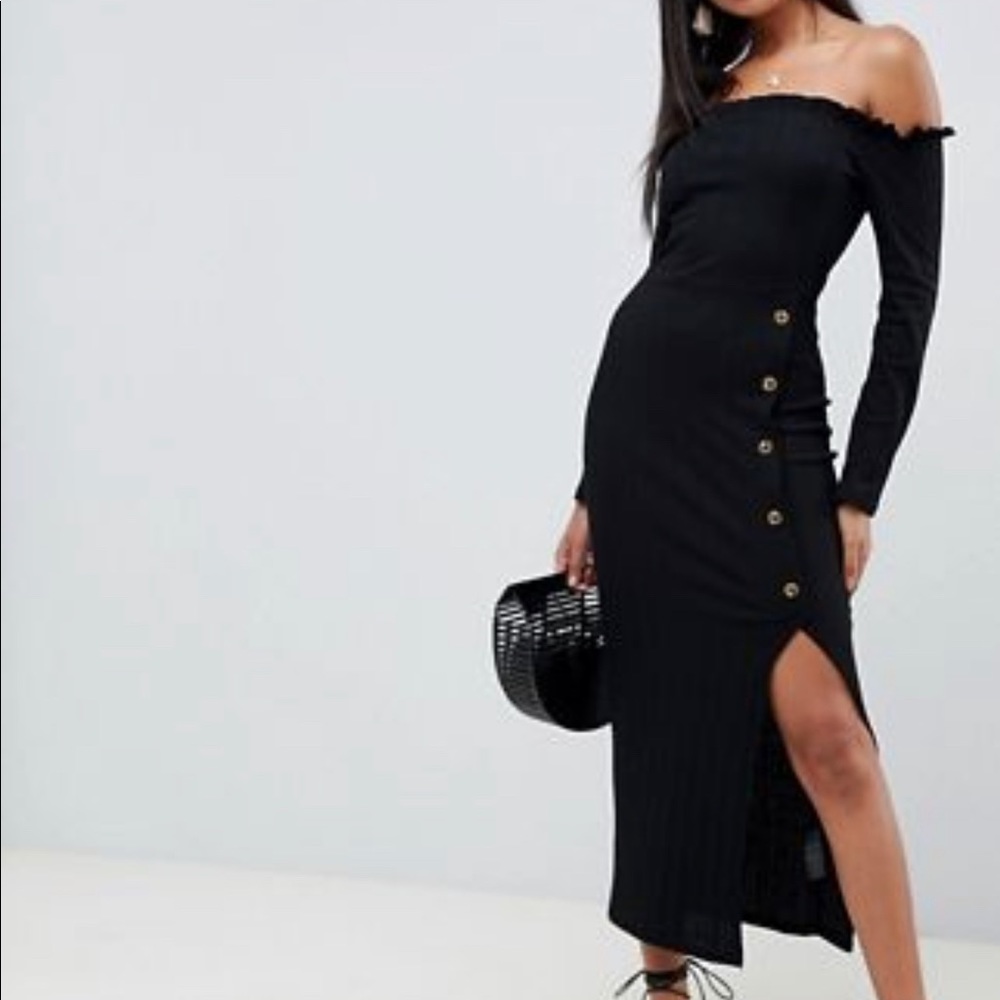 Off the shoulder dress
